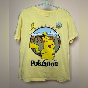☀️ Pikachu Pokémon Tee (6/6X) | Yellow, Vintage Vibes, Play-Approved